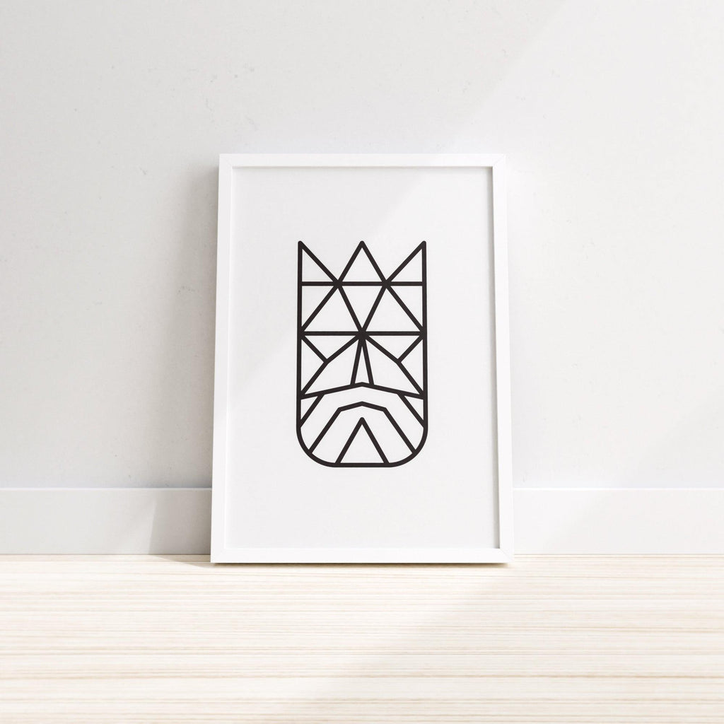 Minimalistisk Vægdekoration - King