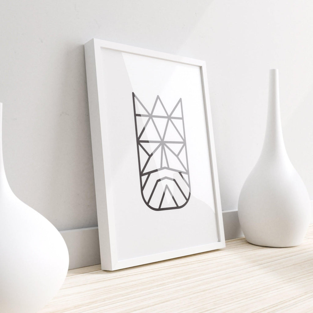 Minimalistisk Vægdekoration - King