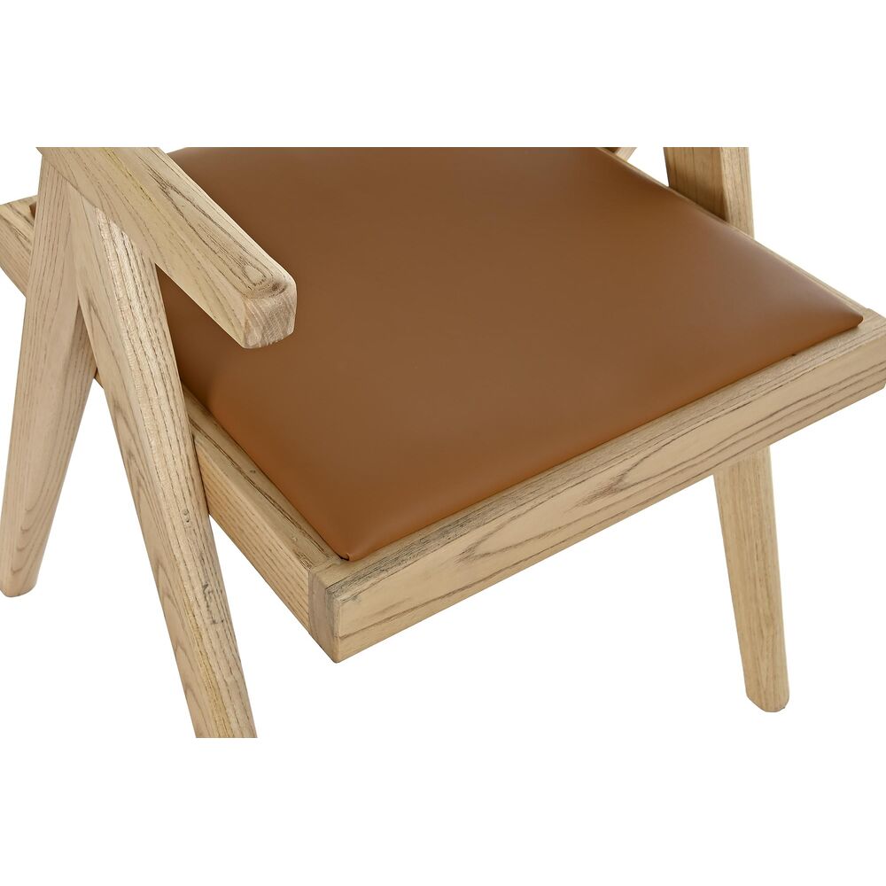 Træstol med Armlæn - DKD Home Decor