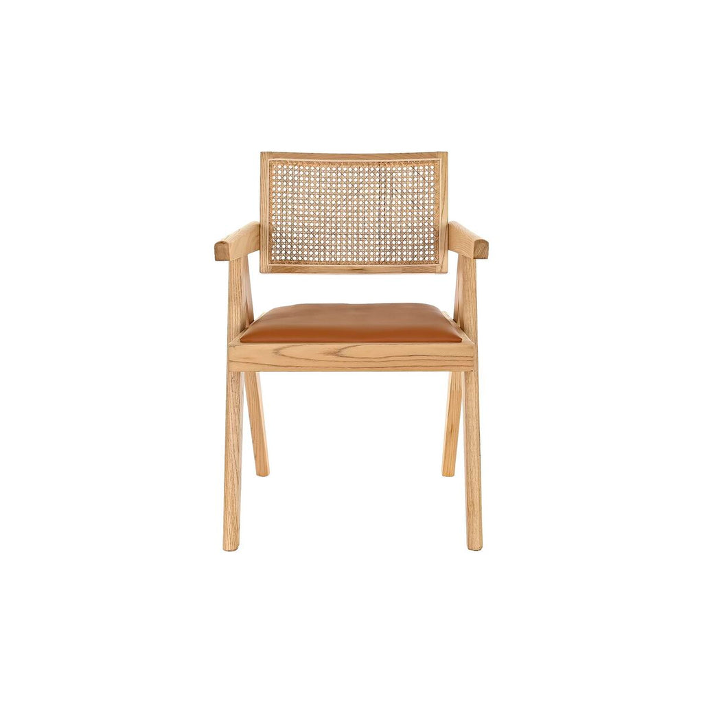Træstol med Armlæn - DKD Home Decor