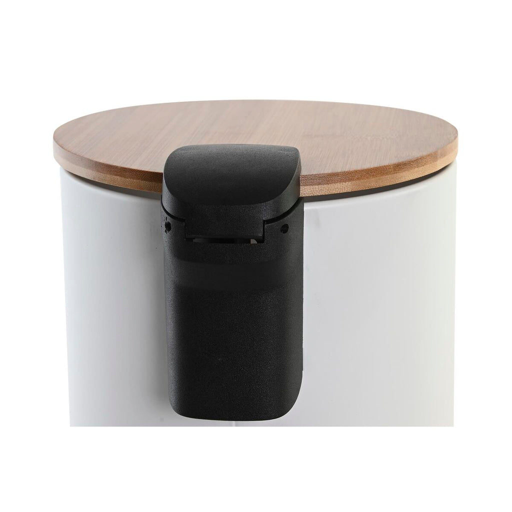 Skraldespand af Bambus og Metal - DKD Home Decor