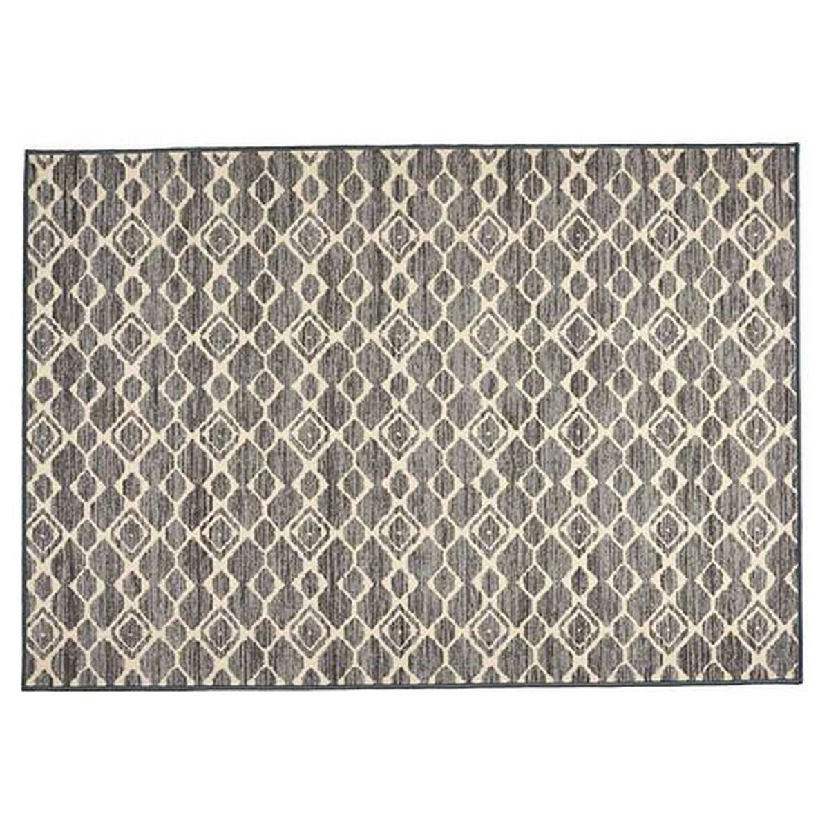 Lysebrunt/Blåt Tæppe 190 x 133 cm