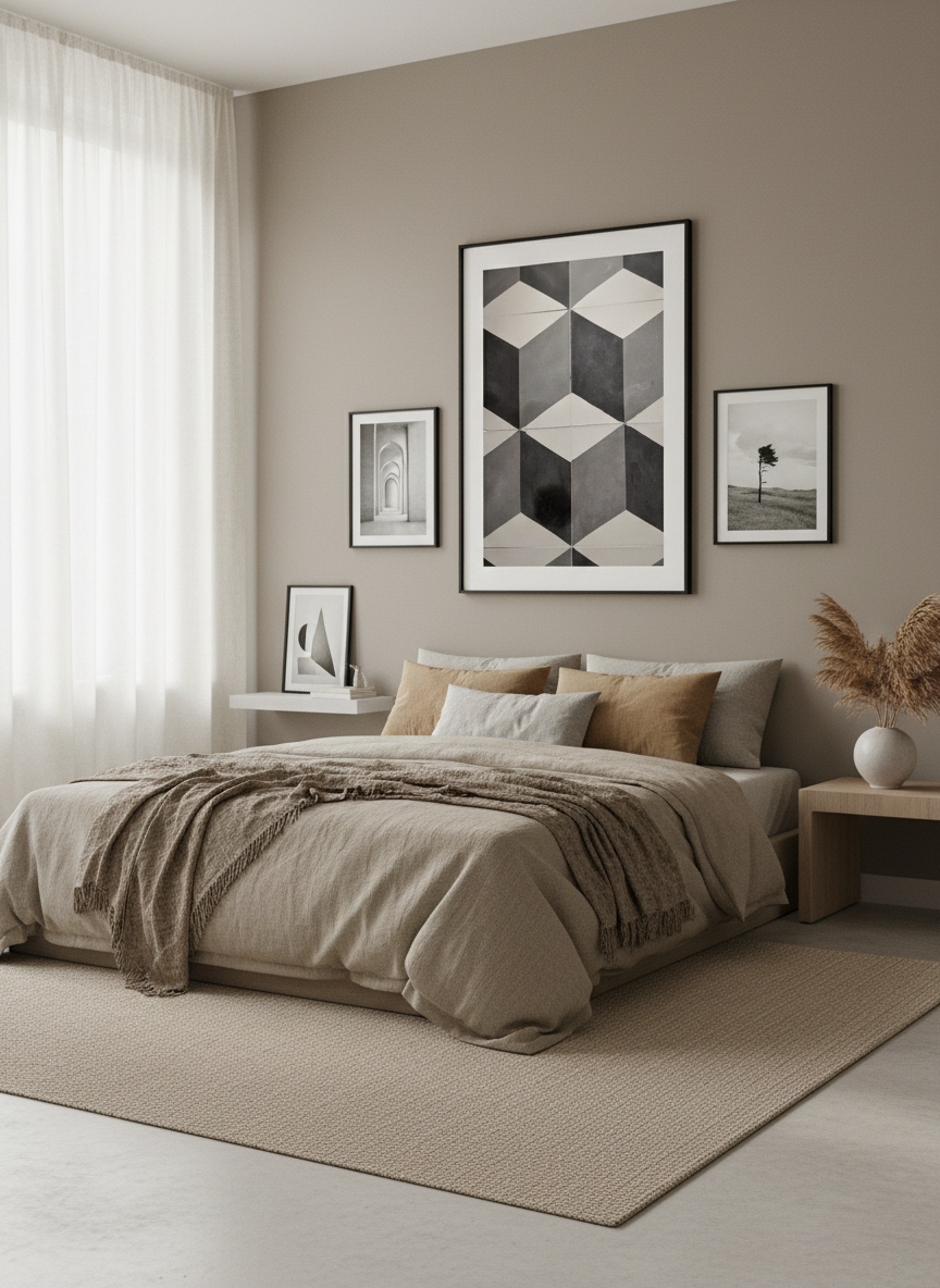 Minimalistisk Billede til væggen